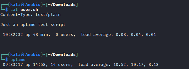 uptime